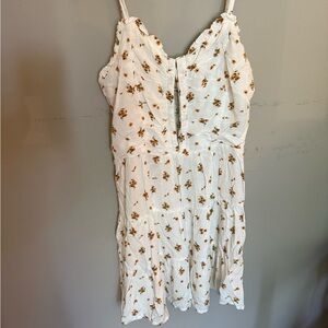 Aeropostale White Floral Mini Dress
